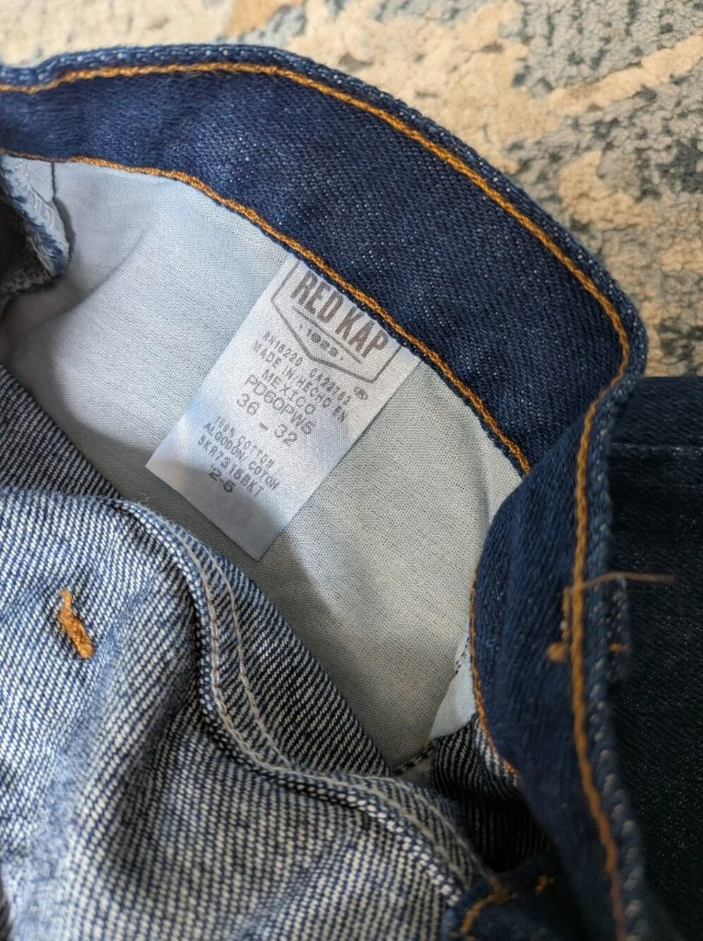 Denim&Co Men's Indigo Blue Relaxed Jeans